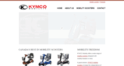 Desktop Screenshot of kymcomobility.ca